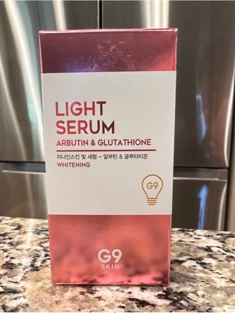 G9SKIN Light Serum, Arbutin & Glutathione (Brightening & Hydrating) Korean skin